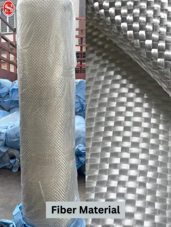 Fiber material for tank wrapping