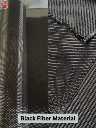 Black carbon fiber for tank repair