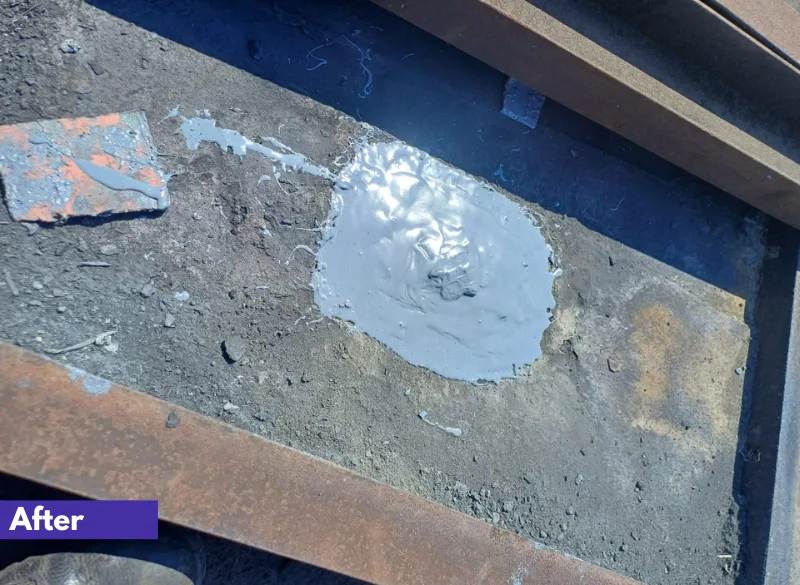 storage tank repair top surface