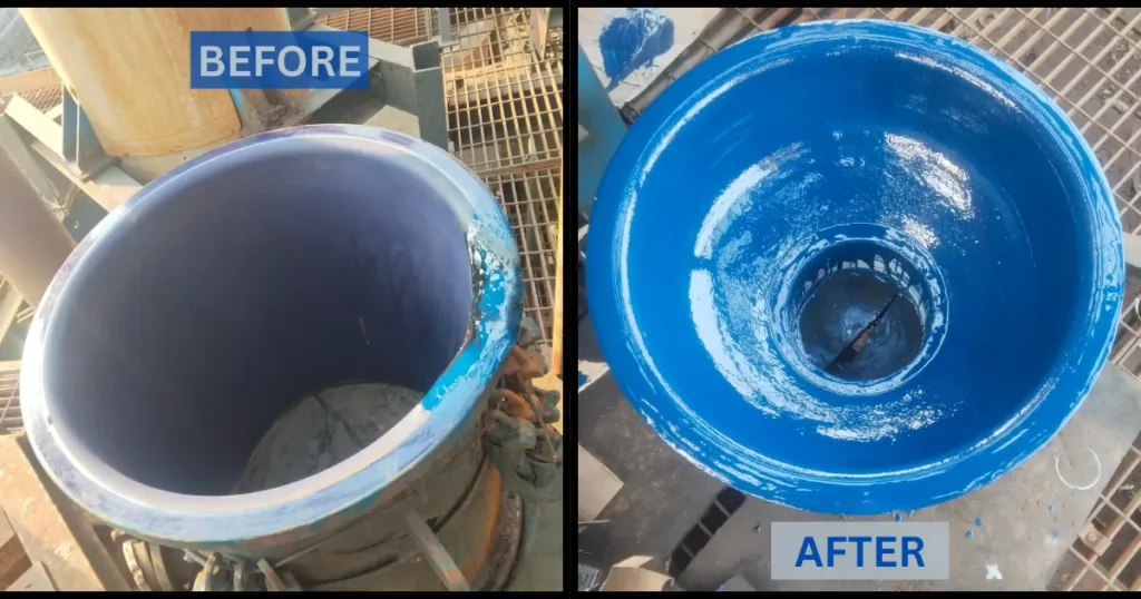 On-Site Glassline Reactor Repair for a Vapi