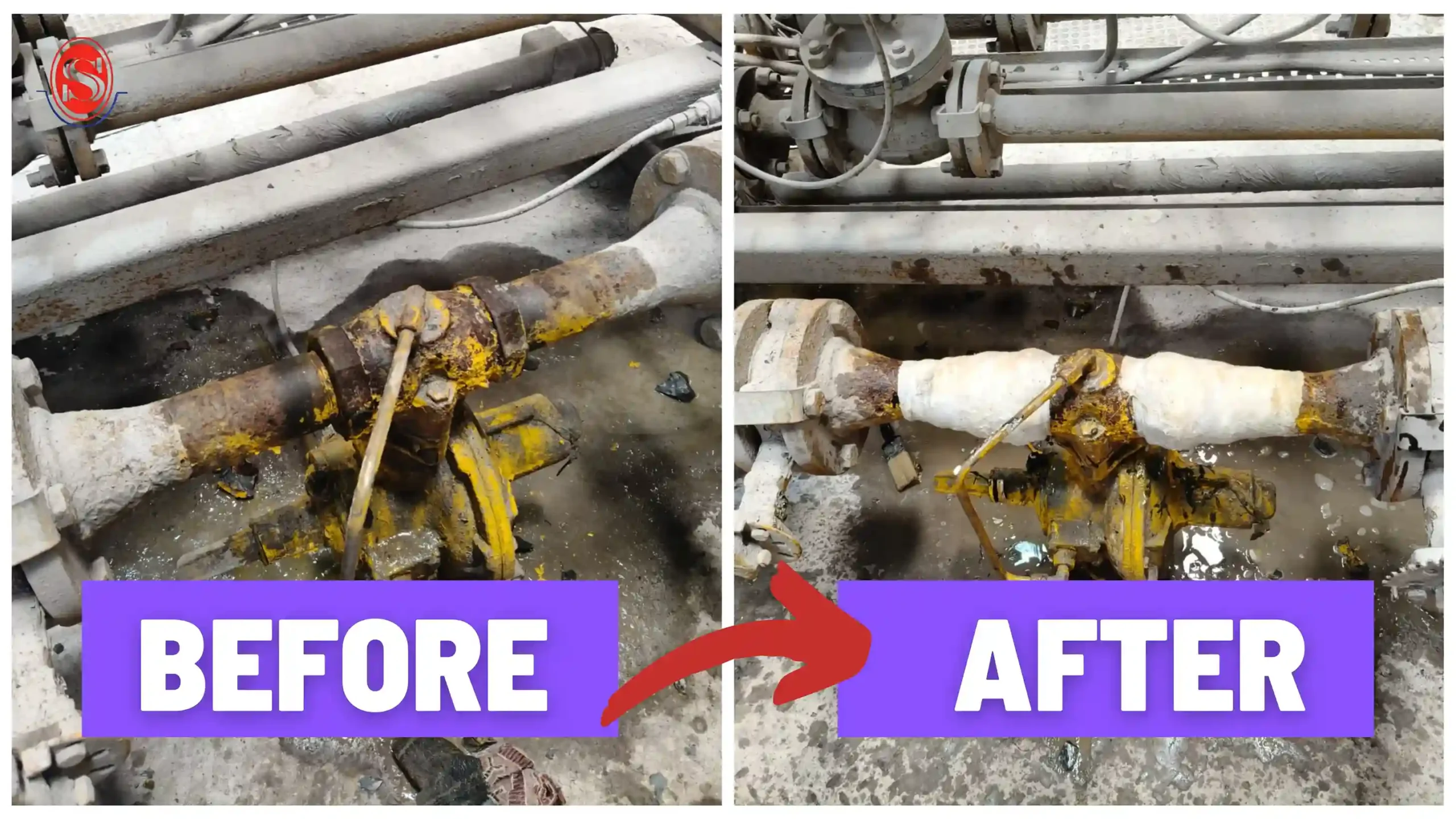 Industrial pipeline Eemergency repair system